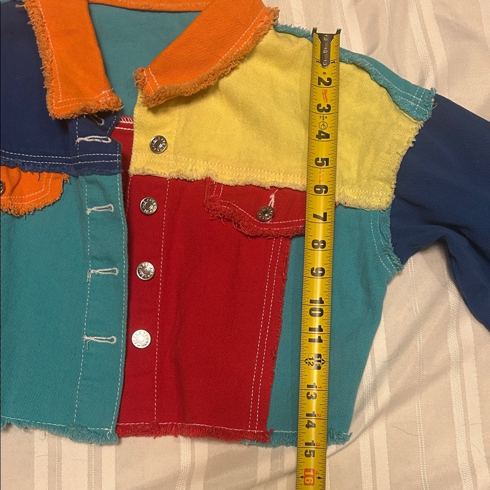 Patchwork Jean Jacket - image 7